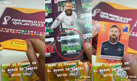 Joven revisa álbum Panini del Mundial de Qatar 2022 y descubre triste mención a Perú