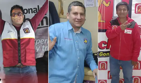 Arequipa: candidatos Jimmy Ojeda, Ronald Ibañez y Sergio Gonzáles quedan fuera de carrera electoral 