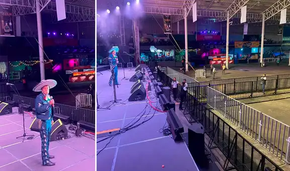 Adulto mayor vestido de mariachi ofrece concierto, pero nadie asiste a su show