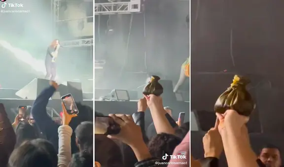 Fanática de Juanes lleva un juane al concierto de cantante colombiano