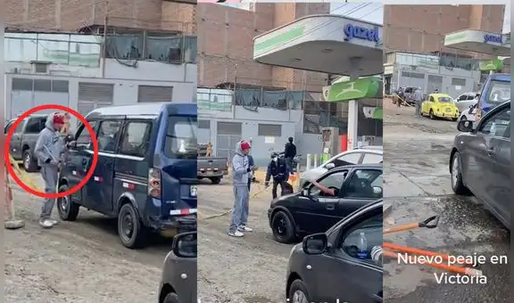 La Victoria: sujeto cobra ‘peaje’ a conductores con un fierro en la mano