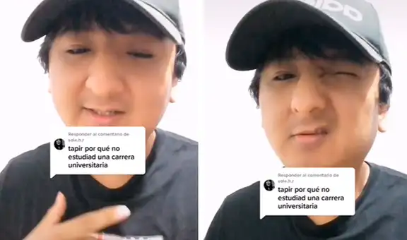 Intentan ‘trolear’ a Tapir 590 y le dicen que estudie, pero él brinda una inesperada respuesta 