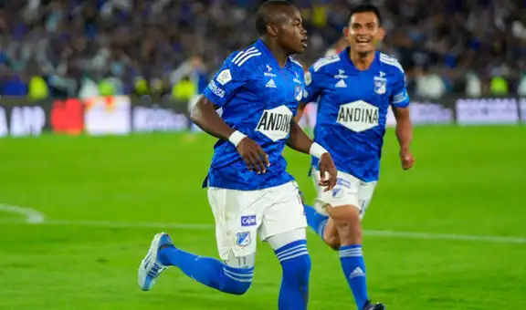Con descomunal juego de Carlos Gómez, Millonarios derrotó 2-0 a Santa Fe por la Liga BetPlay