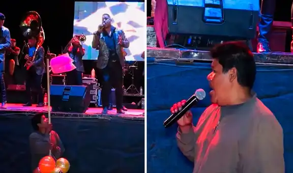 Vendedor de algodones acepta invitación de una banda para cantar y se roba el show
