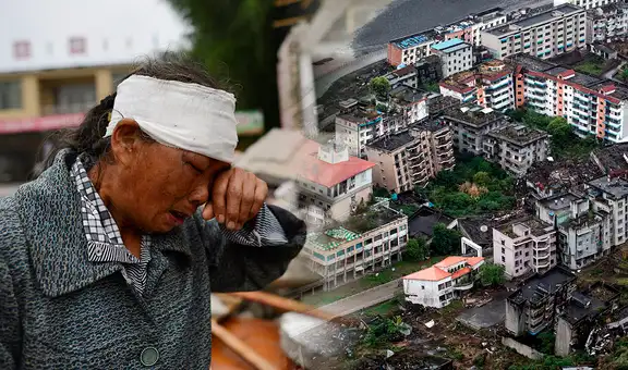 Terremoto de magnitud 6.8 deja al menos 66 muertos en el centro de China