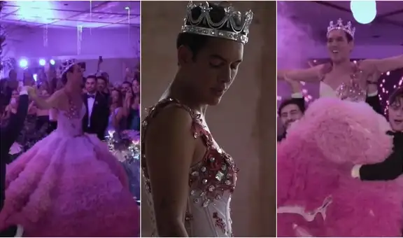 Hombre celebra sus 30 años como el quinceañero que no tuvo: con chambelanes y vestido rosa