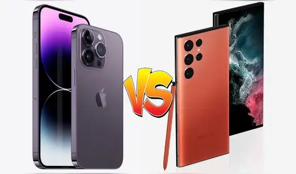 iPhone 14 Pro Max vs. Samsung Galaxy S22 Ultra: comparativa de los teléfonos de gama alta