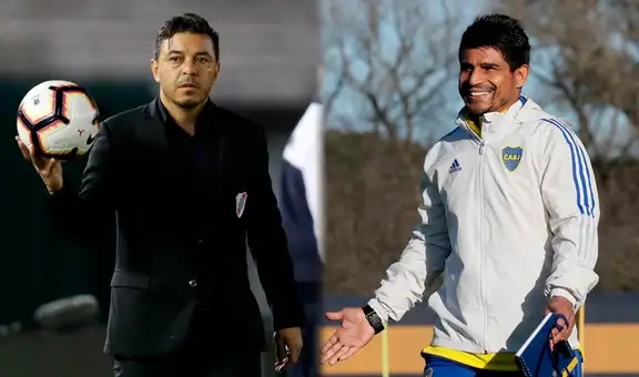 Boca vs. River: la ‘jugada’ de Hugo Ibarra en plena conferencia de Marcelo Gallardo