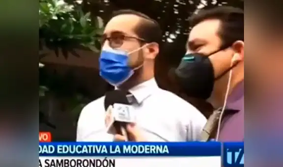 “¿Qué dijo?”: profesor confunde a reportero que quiso poner en tela de juicio su nivel de inglés