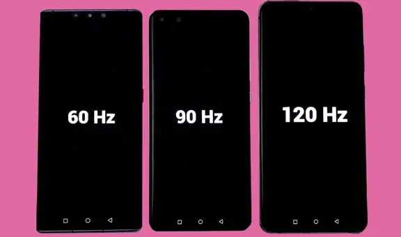 ¿Qué significa tener un teléfono con pantalla de 60, 90 o 120 Hz?