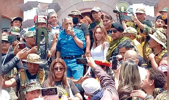 Antauro Humala amenaza fusilar a “los corruptos” y defiende a Edgar Alarcón