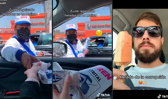 Mujer reparte helados para hacer campaña por “Avanza País” y chofer le reprocha: “¿y las propuestas?”