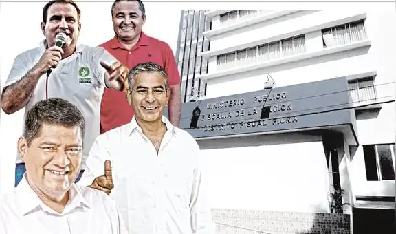 Piura: Fiscalía investiga a candidatos a gobernadores y alcaldes por millonarios perjuicios al Estado