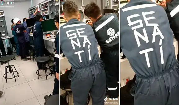 La pobreza no lo va a vencer: diseña su propio uniforme de Senati y recibe aplausos en redes