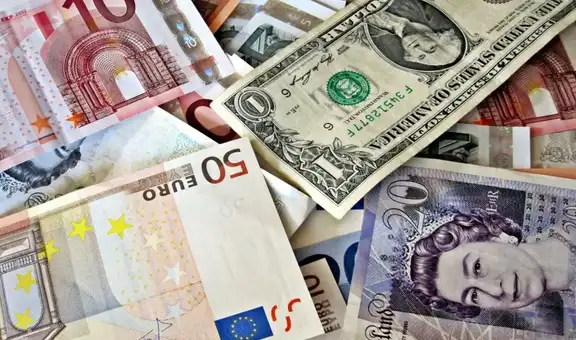 Libra esterlina y euro caen a mínimos en décadas frente al dólar 
