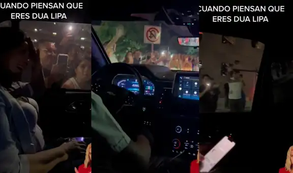 Fans persiguen auto pensando que era de Dua Lipa, pero solo era un carro con lunas polarizadas