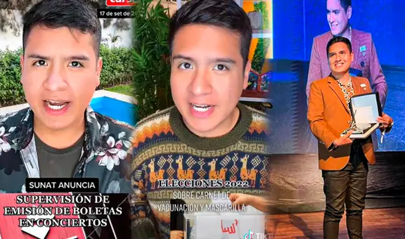 Cristhian Palomino: ¿quién es y cómo inició el popular ‘Chico de las noticias’, que la ‘rompe’ en TikTok?
