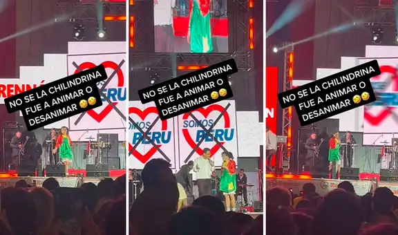 La ‘Chilindrina Huachana’ es abucheada por no saber animar en cierre de campaña: “Que se vaya”