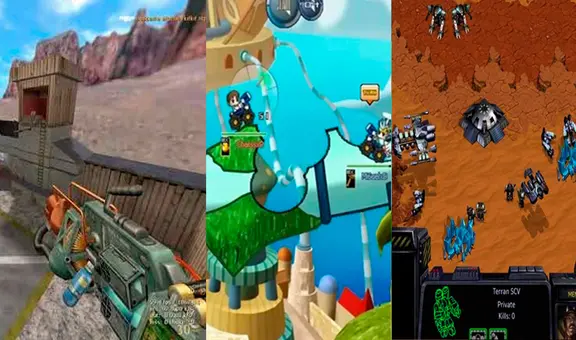 Gunbound, StarCraft, Half-Life y otros juegos populares en las cabinas de internet durante los 2000