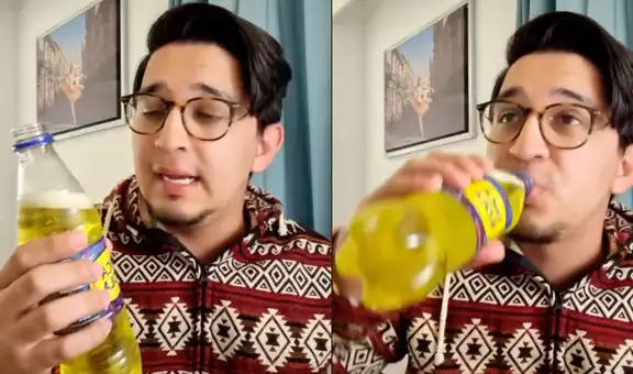 Mexicano reacciona tras probar por primera vez Inca Kola: “No sé por qué en México no hay”