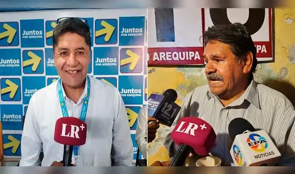 Arequipa: candidatos Roberto Gamero y Víctor Hugo Rivera esperarán resultados de ONPE