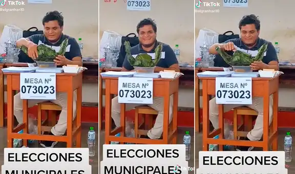 Fue miembro de mesa por primera vez y su madre le envió un juane para su almuerzo