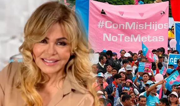Gisela apoya marcha de “Con mis hijos no te metas” desde su carro: “Qué ganas de bajarme”