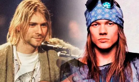 ¿Por qué Kurt Cobain y Axl Rose de Guns N’ Roses se odiaban?: revelan el motivo de su rivalidad