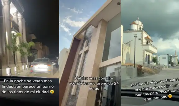Va de turista a un barrio acomodado en Sinaloa y no se da cuenta de que las ‘casas’ son tumbas
