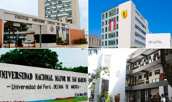 Este es el ranking del top 10 de universidades del Perú y las carreras que ofrecen