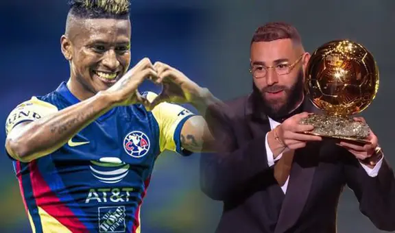 Karim Benzema ganó el Balón de Oro y Pedro Aquino le dedicó un mensaje con icónica foto de ambos