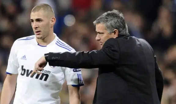 Mourinho no se arrepiente del trato que tuvo con Benzema en el Real Madrid: “Fui duro con él”