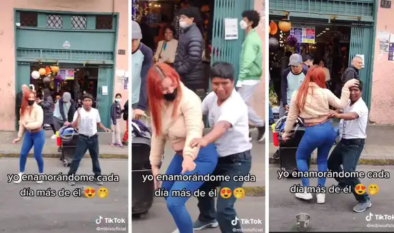 Venezolana se anima a sacar los ‘pasos prohibidos’ con peruano bailarín en el Centro de Lima