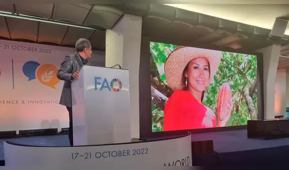 Presentan al cacao de Jaén y San Ignacio en Foro Mundial de Alimentación en Roma