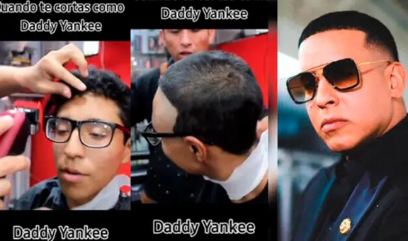 Le pide a su barbero que le haga el corte de Daddy Yankee y el resultado no fue el que esperaba