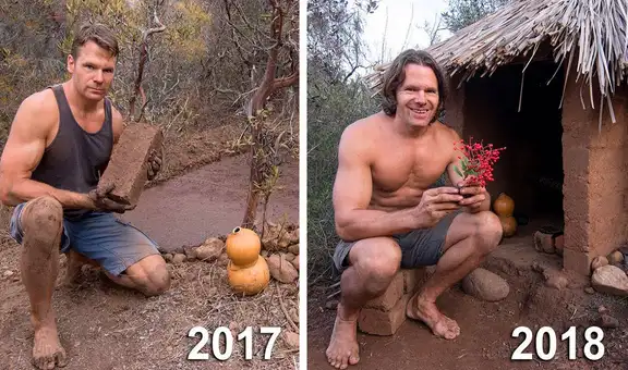 ¿Quién es Chad Zuber, el youtuber que vivió como un hombre primitivo durante un año?