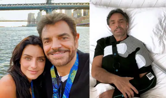 Aislinn Derbez revela mejoría en la salud de Eugenio Derbez: “Ya puede mover su brazo”