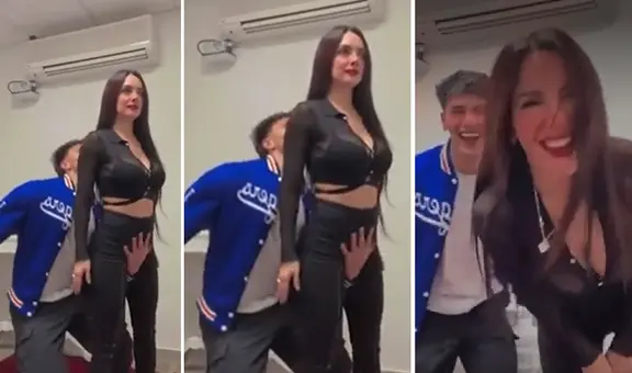 ¿Son más que amigos? Matías Ochoa y Rosángela Espinoza graban peculiar viral de TikTok