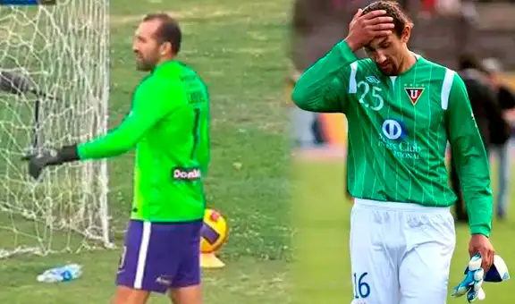 En Alianza no fue su primera vez: el día que Barcos también fue arquero en Liga de Quito