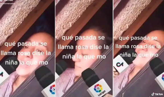 Joven no quería dar su nombre a reporteros, pero niña la pone al descubierto: “Se llama Rosa”