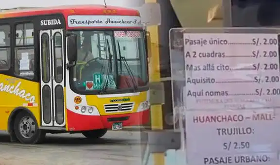 Empresa de transportes sorprende con curioso tarifario a usuarios de Huanchaco
