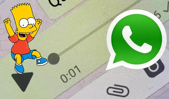 ¿Cómo mandar audios de WhatsApp con la voz de Bart Simpson?