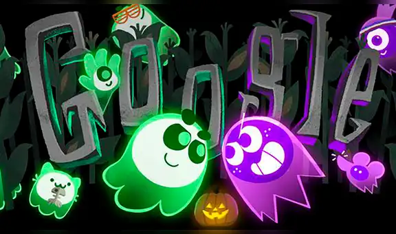Google celebra Halloween con divertido juego en su doodle