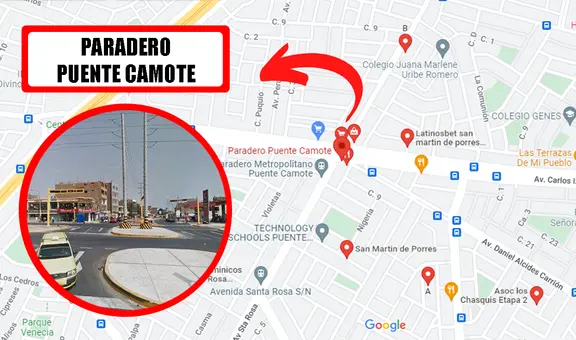 Puente Camote: ¿por qué se llama así este paradero si no existe un puente en ese lugar de SMP?