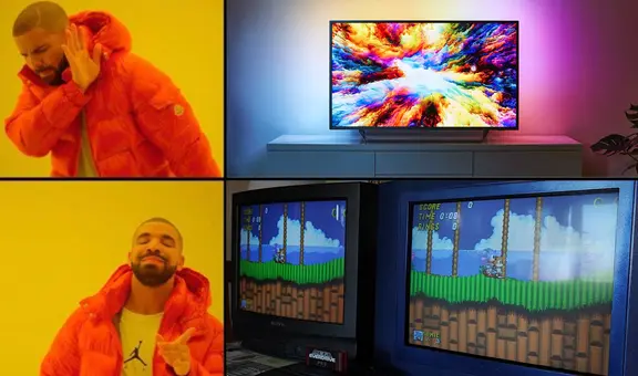 ¿Por qué los televisores antiguos son mejores para los juegos retro y no los LED u OLED?