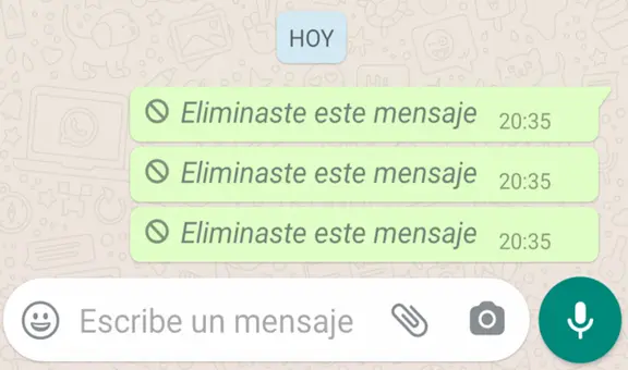 WhatsApp: ¿cuánto tiempo tiene que pasar para que no te dejen borrar un mensaje ‘para todos’?