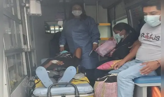 Paciente oncológico tuvo que caminar para pasar el bloqueo de carretera y llegar a Chimbote