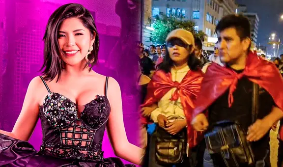 Yarita Lizeth marchó en Lima contra el Gobierno de Dina Boluarte