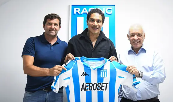 Paolo Guerrero es nuevo jugador de Racing Club de Argentina y jugará la Copa Libertadores