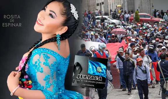 ¿Quién es Rosita de Espinar, la cantante folclórica que se movilizó hacia Lima para protestar?